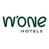 Логотип WONE Hotels (Palace Bridge Hotel, Vasilievsky Hotel and Cosmos St. Petersburg Olympia Garden Hotel)