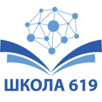 Логотип Государственное бюджетное Общеобразовательное учреждение Средняя Общеобразовательная Школа № 619 Калининского Района Санкт-Петербурга