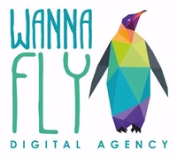 Логотип WannaFly agency