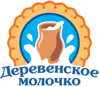 Логотип Деревенское молочко