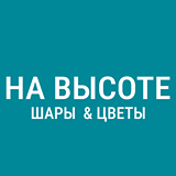 Логотип Доставка шаров НА ВЫСОТЕ