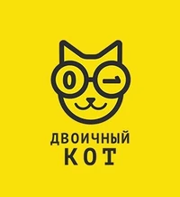 Логотип Двоичный кот