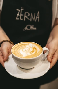 Логотип Кофейня ZЁRNA coffee