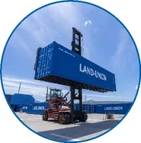 Логотип Land-Union logistics