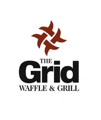 Логотип The Grid Waffle and Grill, кафе быстрого питания