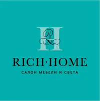 Логотип RICH - HOME Салон мебели и света