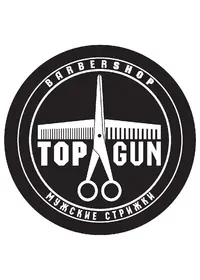 Логотип Барбершоп TOPGUN Семёновская ( ИП Парфенова Анфиса Викторовна)