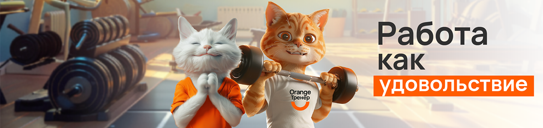 баннер Orange fitness