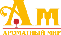 Логотип Магазины Ароматный Мир формата food & wine