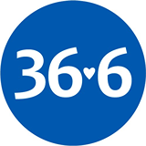 Логотип Аптечная сеть 36,6