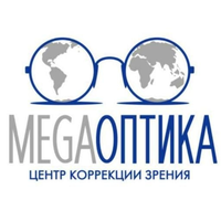 Логотип Центр коррекции зрения Мегаоптика