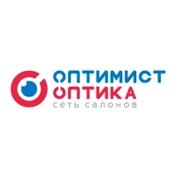 Логотип Оптимист Оптика, Сеть салонов